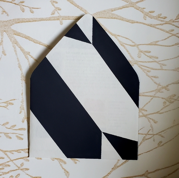 🎃 HAND CRAFTED wallpaper Halloween envelopes black orange set of 3 - Picture 8 of 8